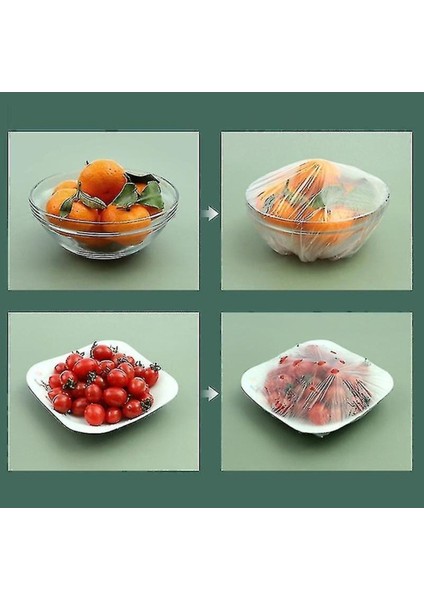 100 Adet Elastik Saklama Torbası - Tencere Bonesi