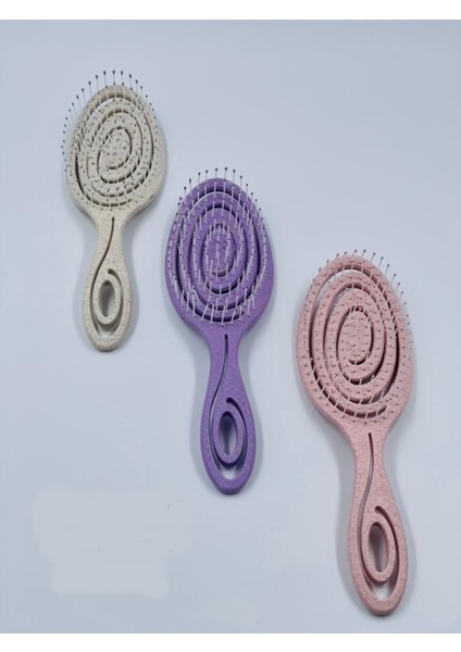 Üç Boyutlu Spiral Açma Tarama Saç Fırçası