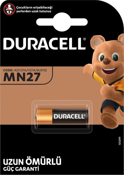 Duracell MN27/27A Pil 1'li