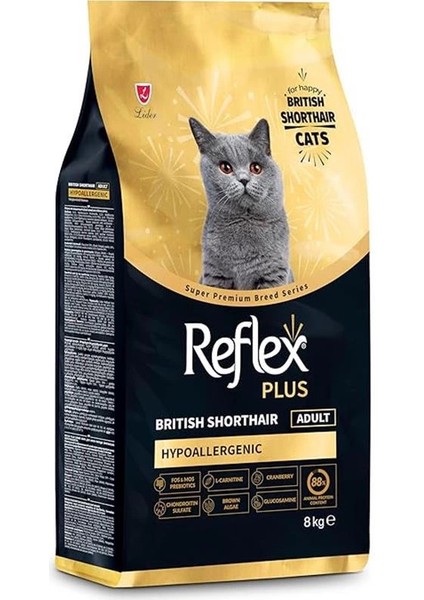 Plus British Shorthair Yetişkin Kedi Maması 8kg