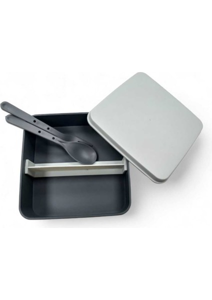 Kare 2 Katlı Plastik Beslenme ve Saklama Kabı 14X10X fırsatları