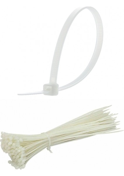 100 Adet Plastik Cırt Kelepçe Kablo Bağı Kablo Düzenleyici- 3.6 x 150 mm (4887) fiyatları