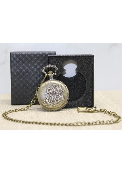 Özel Kutulu Çanakkale Destanı Köstekli Saat ALK4681