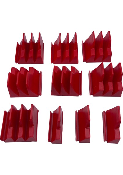 Tool Secner Depolama Organizasyonu 10 Manyetik Anahtar Depolama Tutucu Seti Anahtar Depolama Braketi (Yurt Dışından)