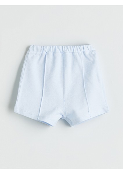 Yeni Sezon Beli Lastikli Basic Erkek Bebek Şort 2'li fiyatları