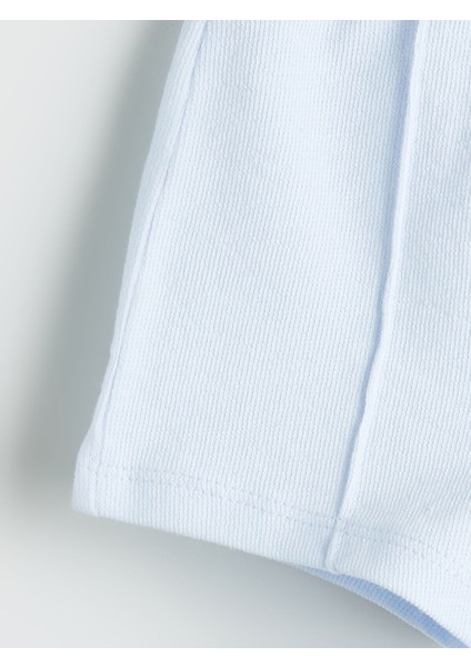 Yeni Sezon Beli Lastikli Basic Erkek Bebek Şort 2'li modelleri