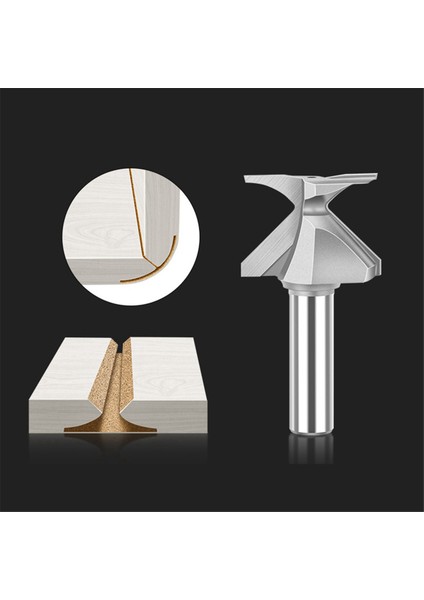 R18/R30 1/2-Inç Shank Ahşap Yönlendirici Bit Çift Flüt Yönlendirici Bitleri Ahşap El Aletleri Için Öğütme Kesici C (Yurt Dışından) modelleri