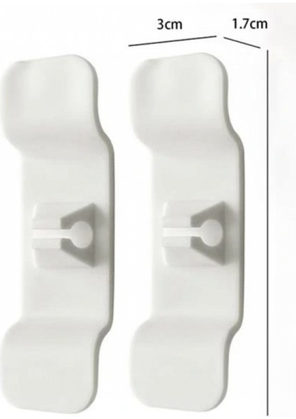 6&amp;#39;lı Pratik Kablo Toparlayıcı Yapışkanlı Klips Mutfak Air Fryer Kettle Kahve Tost Makinası (4887) fırsatları