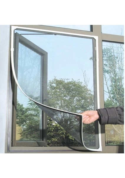 Pencere Cam Sineklik-Beyaz ( 125 cm x 75 Cm)+4m Bant indirimleri