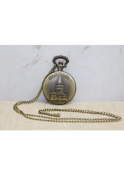 Galata Kulesi Tasarımı Köstekli Saat ALK4383