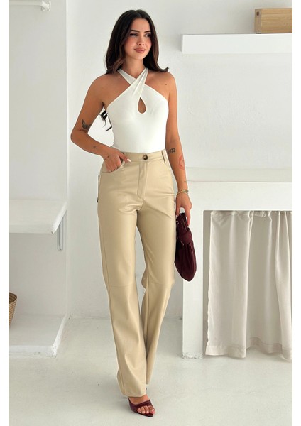 Içi Kadife Deri Pantolon modelleri