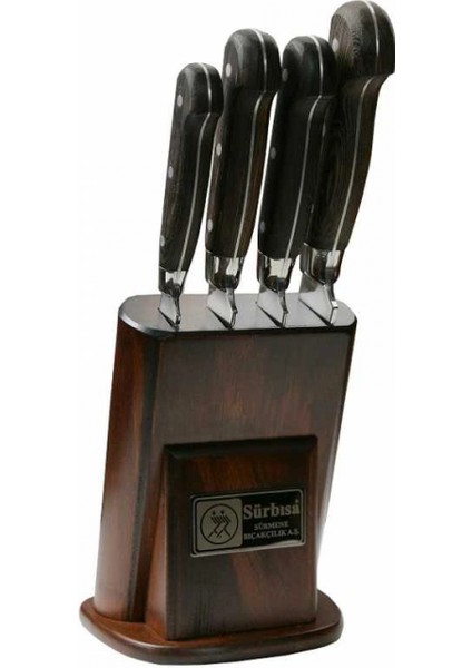 61502YM - Sürmene Yöresel Mutfak Bıçağı Seti - 4 Lü Set