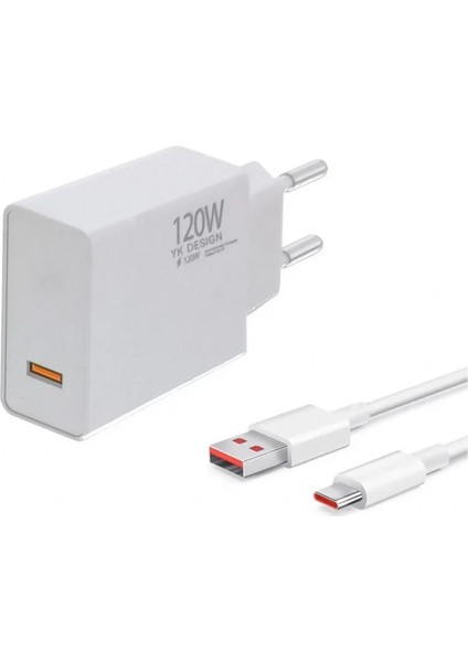 120W Süper Hızlı Şarj Cihazı - USB Type-C (4887) fiyatları