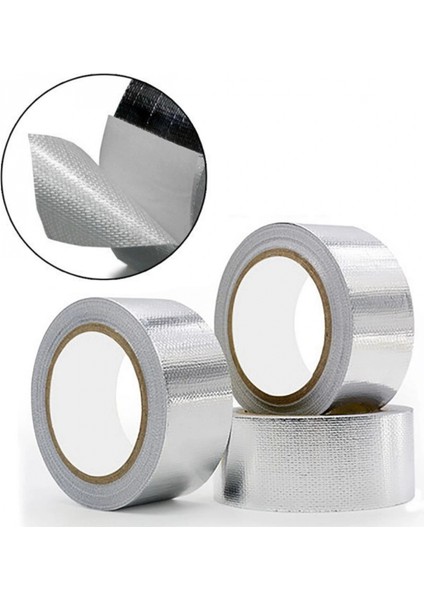 2 mt Yüksek Sıcaklık Dayanan Su Geçirmez Çatı Duvar Çatlak Onarıcı Yapışkan Bant Folyo 5 cm (4887)
