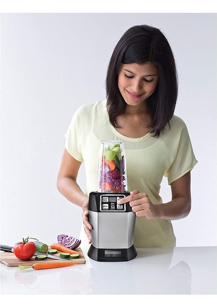 Ninja Auto Iq 1000W Blender Aksesuarları Yedek Parçalar BL482 Için Uyumlu Olan Kapak ve 32OZ Fincan ve 7 Yüzgeç Bıçağı (Yurt Dışından) fırsatları