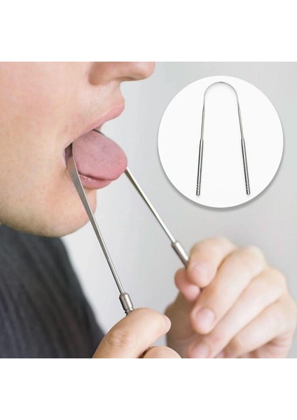 Dil Temizleme Dil Sıyırıcı ve Temizleme Aparatı (4887)