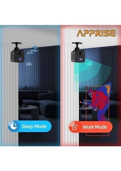 Mini Pır Sensörlü Algılamalı Sesli Konuşmalı 1080P Hd Wifi Kamera indirimleri