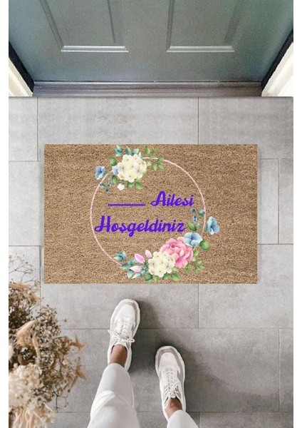 Dijital Baskı Kişiye Özel Iç Kapı Dekorasyon Paspas PS11268