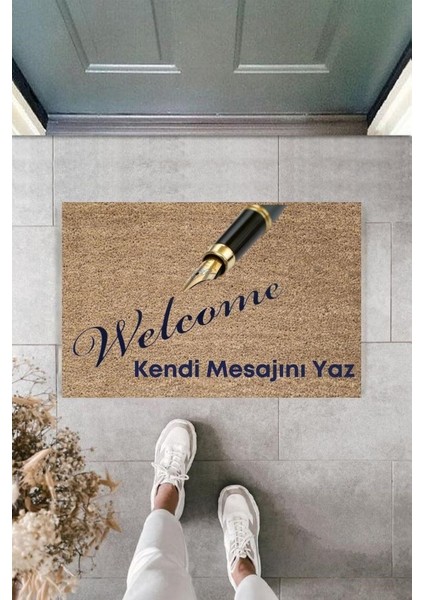 Dijital Baskı Kişiye Özel Iç Kapı Dekorasyon Paspas PS11296