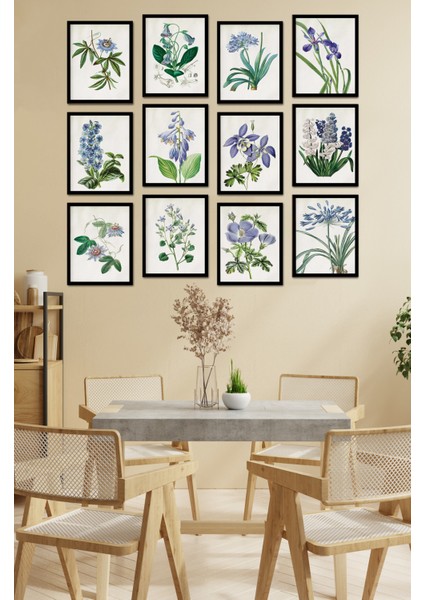 Dekorize Mdf Tablo Seti 12 Parça - Salon Oturma Odası Için Duvar Dekoru Çerçeve Görünümlü Onk Seri 13 x 17 Onk 1014 fiyatları