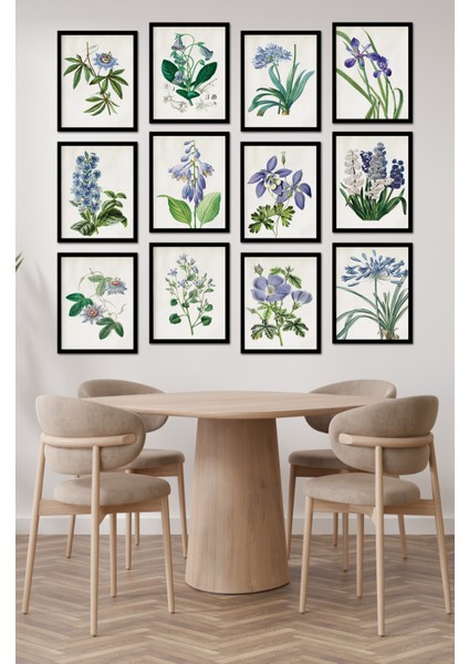 Dekorize Mdf Tablo Seti 12 Parça - Salon Oturma Odası Için Duvar Dekoru Çerçeve Görünümlü Onk Seri 13 x 17 Onk 1014 modelleri