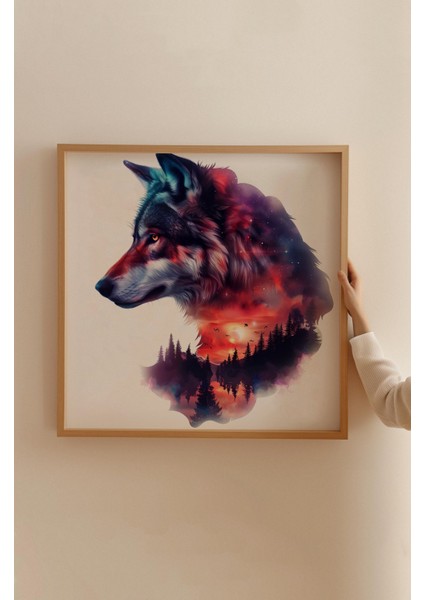 Ahşap Çerçeveli Mdf Kare Tek Tablo (Kendi Tablo Setinizi Oluşturacağınız Liste) Doğa 23 x 23 Çerçeveli TX1116 fırsatları