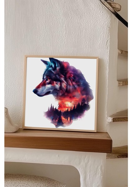 Ahşap Çerçeveli Mdf Kare Tek Tablo (Kendi Tablo Setinizi Oluşturacağınız Liste) Doğa 23 x 23 Çerçeveli TX1116 indirimleri