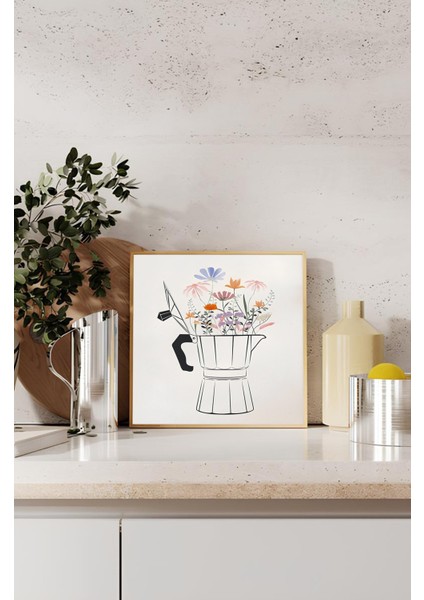 Ahşap Çerçeveli Mdf Kare Tek Tablo (Kendi Tablo Setinizi Oluşturacağınız Liste) MUTFAK03 23 x 23 Çerçeveli TX1191 indirimleri