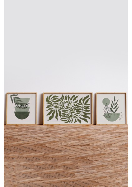 Ahşap Çerçeveli Mdf Tablo Seti Matisse, Bohem, Kusama Salon ve Oturma Odası Için 326 Serisi 32 cm 326231 modelleri