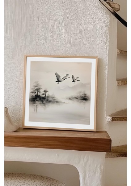 Ahşap Çerçeveli Mdf Kare Tek Tablo (Kendi Tablo Setinizi Oluşturacağınız Liste) TX1008 23 x 23 fiyatları