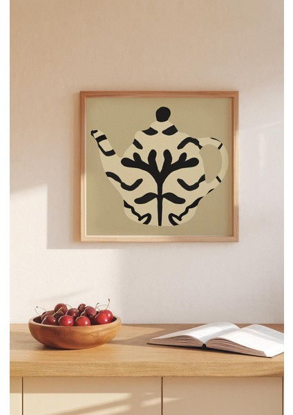 Ahşap Çerçeveli Mdf Kare Tek Tablo (Kendi Tablo Setinizi Oluşturacağınız Liste) MUTFAK04 23 x 23 Çerçeveli TX1109 modelleri