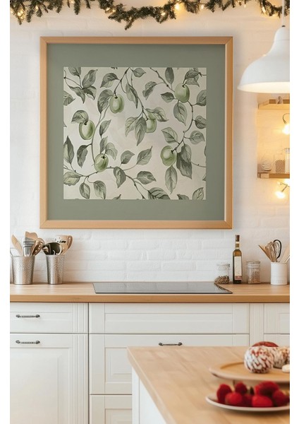 Ahşap Çerçeveli Mdf Kare Tek Tablo (Kendi Tablo Setinizi Oluşturacağınız Liste) MUTFAK02 23 x 23 Çerçeveli TX1174 fırsatları