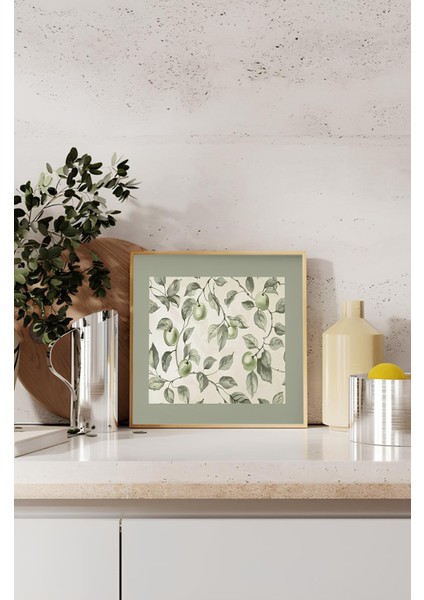 Ahşap Çerçeveli Mdf Kare Tek Tablo (Kendi Tablo Setinizi Oluşturacağınız Liste) MUTFAK02 23 x 23 Çerçeveli TX1174 indirimleri