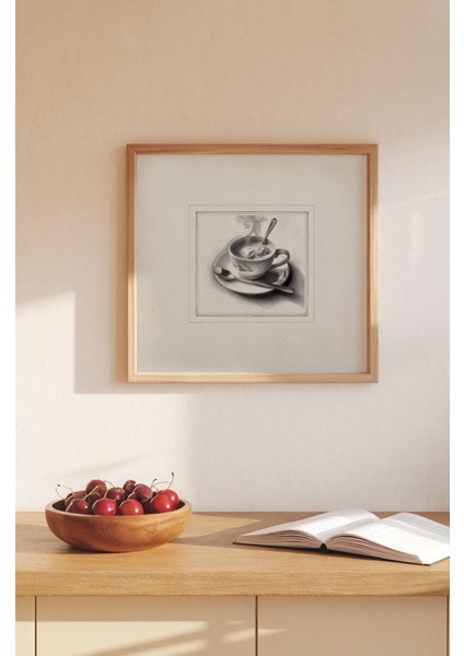 Ahşap Çerçeveli Mdf Kare Tek Tablo (Kendi Tablo Setinizi Oluşturacağınız Liste) MUTFAK03 23 x 23 Çerçeveli TX1099 modelleri