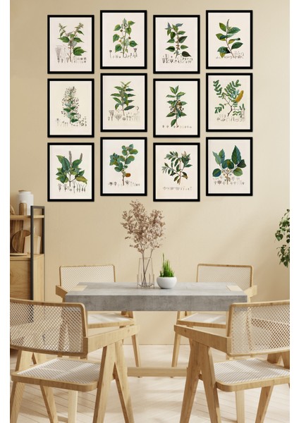 Dekorize Mdf Tablo Seti 12 Parça - Salon Oturma Odası Için Duvar Dekoru Çerçeve Görünümlü Onk Seri 1027 13 x 17 fiyatları