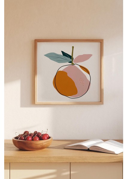 Ahşap Çerçeveli Mdf Kare Tek Tablo (Kendi Tablo Setinizi Oluşturacağınız Liste) MUTFAK02 23 x 23 Çerçeveli TX1179 modelleri