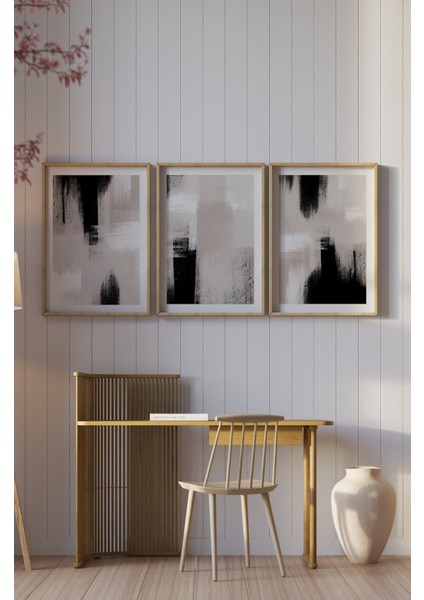 Ahşap Çerçeveli Mdf Tablo Seti Salon ve Oturma Odası Için ÇT3092 23 x 32 modelleri