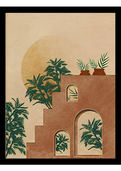 Dekorize Mdf Tablo Seti 12 Parça - Salon Oturma Odası Için Duvar Dekoru Çerçeve Görünümlü Onk 1006 13 x 17 indirimleri