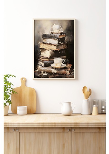 Ahşap Çerçeveli Mdf Tek Tablo Mutfak Dekoru Tablo (Kendi Tablo Setinizi Oluşturacağınız Liste) 23 x 32 Çerçeveli 1064