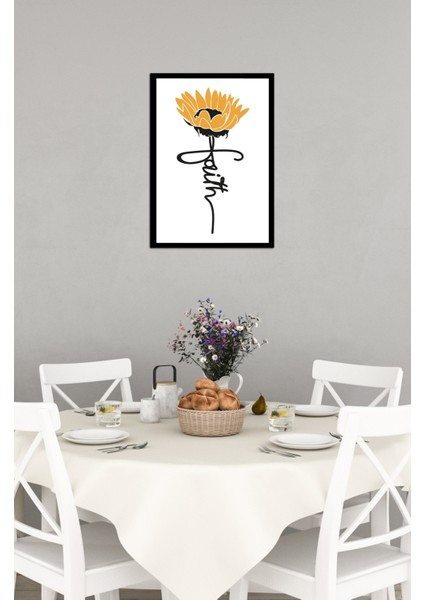 Notpa Tek Tablo Çerçeve Görünümlü Ahşap Duvar Tablosu A4 21 x 29.7 A4-10 fiyatları