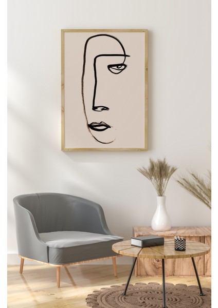 Ahşap Çerçeveli Mdf Tek Tablo Picasso Serisi (Kendi Tablo Setinizi Oluşturacağınız Liste) 23 x 32 Çerçeveli 1185