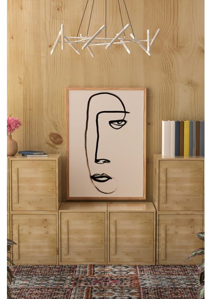 Ahşap Çerçeveli Mdf Tek Tablo Picasso Serisi (Kendi Tablo Setinizi Oluşturacağınız Liste) 23 x 32 Çerçeveli 1185 fiyatları