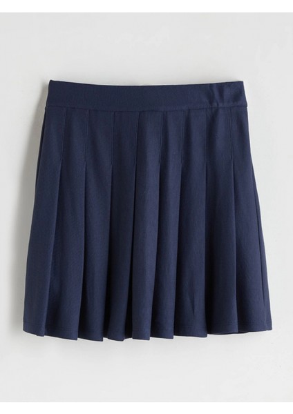 Lcw Kids Lacivert Pileli Kız Çocuk Etek fiyatları