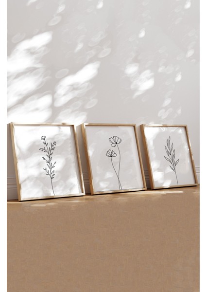 9AHŞAP Çerçeveli Mdf Kare Tablo Seti Salon ve Oturma Odası Için KR4029 23 x 23 fiyatları