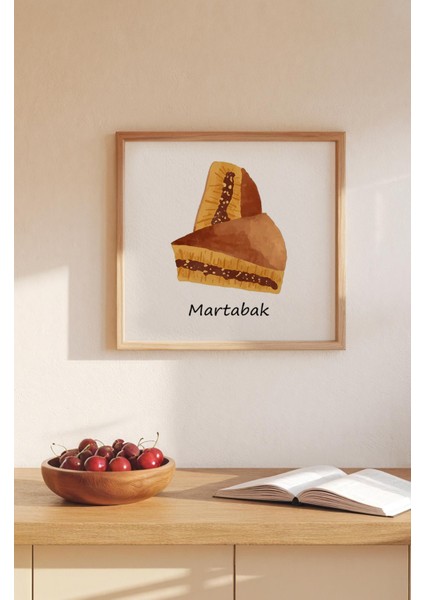 Ahşap Çerçeveli Mdf Kare Tek Tablo (Kendi Tablo Setinizi Oluşturacağınız Liste) MUTFAK03 23 x 23 Çerçeveli TX1096 modelleri