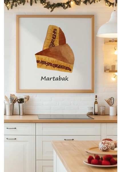 Ahşap Çerçeveli Mdf Kare Tek Tablo (Kendi Tablo Setinizi Oluşturacağınız Liste) MUTFAK03 23 x 23 Çerçeveli TX1096 fırsatları