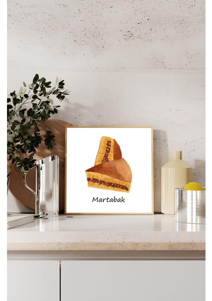 Ahşap Çerçeveli Mdf Kare Tek Tablo (Kendi Tablo Setinizi Oluşturacağınız Liste) MUTFAK03 23 x 23 Çerçeveli TX1096 indirimleri