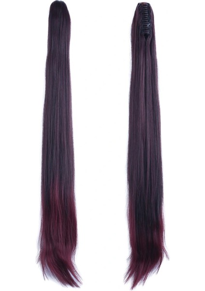 Tokalı Düz At Kuyruğu - Koyu Kızıl fiyatları