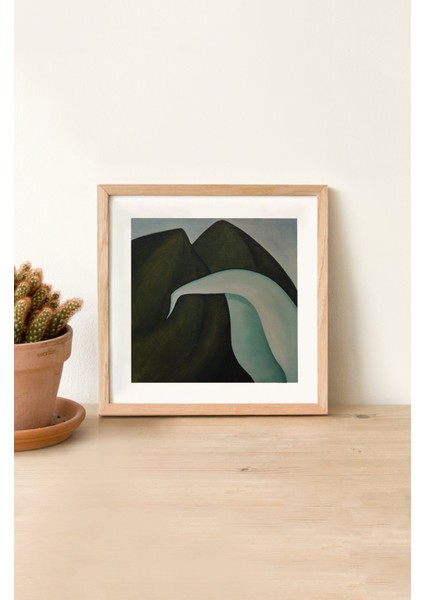 Ahşap Çerçeveli Mdf Kare Tek Tablo (Kendi Tablo Setinizi Oluşturacağınız Liste) TX1032 23 x 23