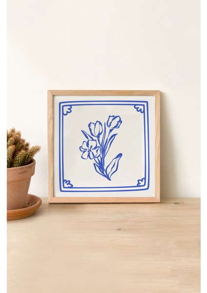 Ahşap Çerçeveli Mdf Kare Tek Tablo (Kendi Tablo Setinizi Oluşturacağınız Liste) 23 x 23